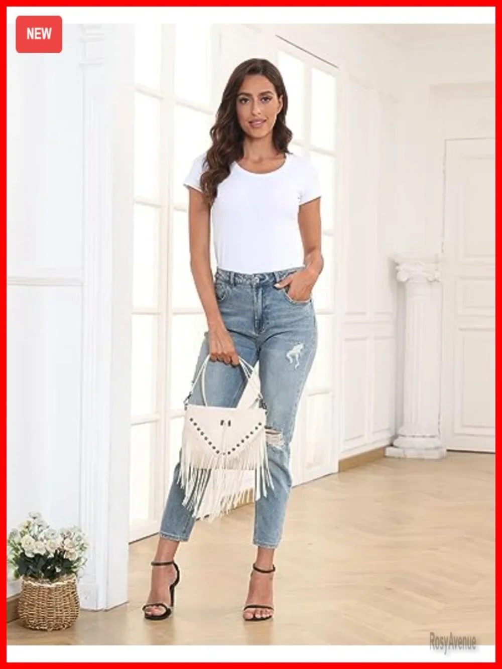 N/A fringed boho